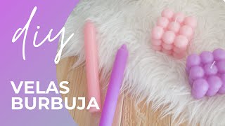 Como hacer VELAS VIRALES con este TUTORIAL  Bubbles CUBE DIY [upl. by Attey375]