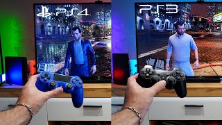 GTA 5 Graphics amp Performance Comparison  PS3 Vs PS4 [upl. by Hassadah]