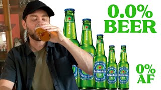 Does Heineken 00 Taste Like Beer Alcohol Free Drink Review [upl. by Ariamat]