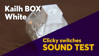 The Ultimate KAILH BOX WHITE Sound Test  Light and Crisp [upl. by Kitti5]