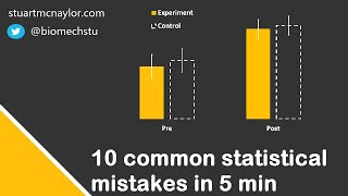 Ten Statistical Mistakes in 5 Min [upl. by Llertnod]