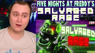 FNAF SONG quotSalvaged Ragequot ANIMATED  Reaction  Epic [upl. by Vaenfila390]