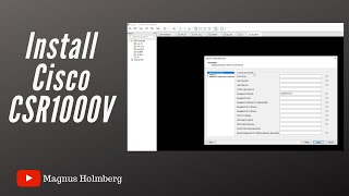 How to install Cisco CSR1000V on vmware workstation [upl. by Adhamh]