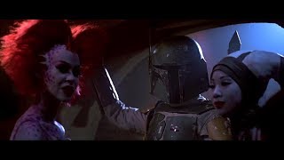 Star Wars The Original Trilogy  All Boba Fett Scenes [upl. by Ahsanat]