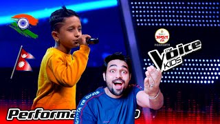 Jenish Upreti quotYo Kura Gopyaquot The Voice Kids  2021 [upl. by Ardnuahsal90]