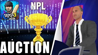 Live WCC 3 NPL Auction New series starts World Cricket Championship 3 [upl. by Milano]