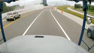 Video shows tanker truck crashing on I75 explodes [upl. by Giraldo]