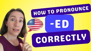 How to Pronounce the ED Ending Correctly in English [upl. by Bobbette]