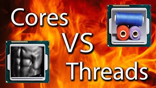 CPU Cores VS Threads Explained [upl. by Alleyne354]