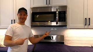 Installing an Over the Range Microwave Hood [upl. by Keon375]