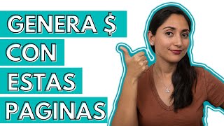 6 Plataformas Para Trabajar Desde Casa y Ganar Dinero Online [upl. by Cnut]