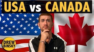 USA vs CANADA Similarities amp Differences [upl. by Nhguaval]