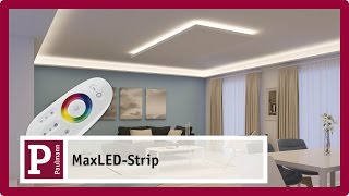 Indirect glarefree LED lighting with MaxLED Strips [upl. by Atiram]