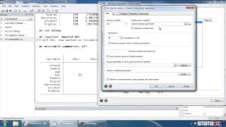 Multiple imputation in Stata® Linear regression [upl. by Aillij]