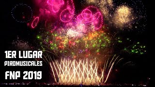 1er Lugar Piromusicales Nacionales Tultepec FNP 2019 Full HD [upl. by Eilagam]