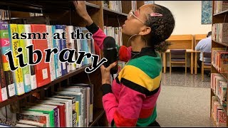 ASMR at the library 📚 [upl. by Idoj]