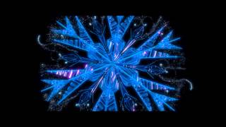 Frozen Let it Go Growing Snowflake Animation [upl. by Merrill]