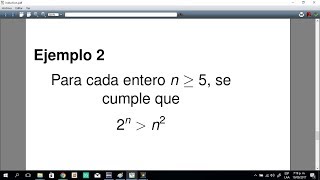 Ejemplo 2 Inducción Matemática [upl. by Marys]