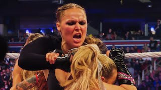 RONDA ROUSEY ROYAL RUMBLE RETURN UPCLOSE [upl. by Ynneh]