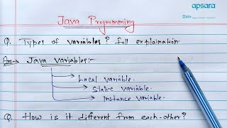 Local Static and Instance variables in Java  Learn Coding [upl. by Niwri]