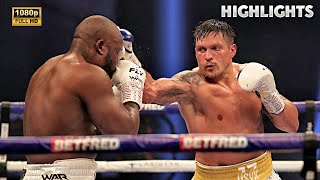 Oleksandr Usyk vs Dereck Chisora HIGHLIGHTS  BOXING FIGHT HD [upl. by Butler]