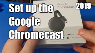 How to Set up Google Chromecast 2019 [upl. by Novyad905]