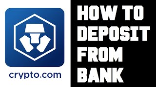 Cryptocom How To Deposit Money From Bank  Cryptocom How To Add Money  Link Deposit Add Bank Help [upl. by Ihcekn]