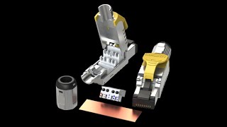 LINKUP RJ45 Cat8 amp Cat6A Field Termination Plugs Toolless StepbyStep Easy Assembly Guide [upl. by Elita35]