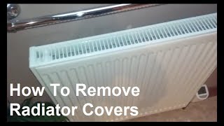 How To Remove Radiator Covers To Clean Behind [upl. by Attezi]