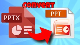 how to convert pptx to ppt [upl. by Kavanagh]