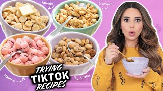 TRYING VIRAL TIKTOK CEREAL RECIPES  Part 3 [upl. by Geibel738]