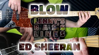 Ed Sheeran  BLOW  Bass Line [upl. by Aniwde533]