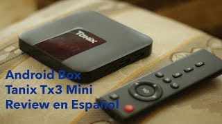 Review en Español Android Box Low Cost Tanix Tx3 Mini [upl. by Ajaj]