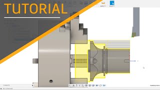 Tutorial Fusion 360 Creating Turning Toolpaths [upl. by Najed]