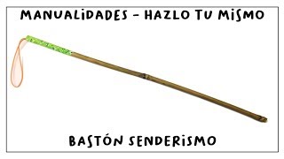 Cómo hacer BASTONES ULTRALIGEROS para SENDERISMO y TREKKING con BAMBÚ [upl. by Eelyram961]