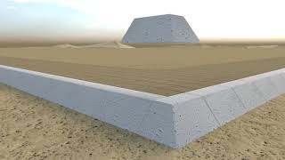 Egypts Great Pyramid How it was Constructed  The Inset Ramp [upl. by Yleik]