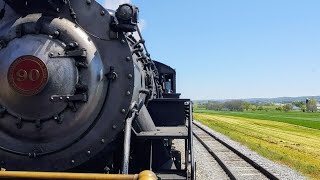 A ride with 90  Strasburg Railroad full ride [upl. by Strander]