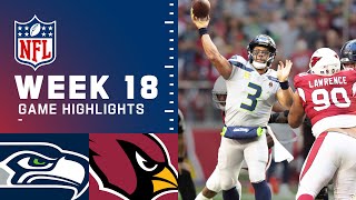 Seahawks vs Cardinals Week 18 Highlights  NFL 2021 [upl. by Yborian]