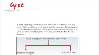 Odontogenic cyst [upl. by Onilatac]