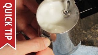 How to AutoFroth Milk for Lattes [upl. by Aniroz123]