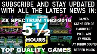 ZX SPECTRUM 19822016 5½ Hours With 600 Top Quality Colourful Games [upl. by Muriah]