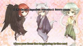 Kamisama HELP Kamisama Hajimemashita Lyrics [upl. by Ahsiekan568]