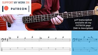 Jimi Hendrix  Purple Haze Bass cover with tabs [upl. by Hanleigh]