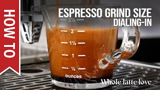 How To Dial In Grind Size for Espresso [upl. by Stilu]