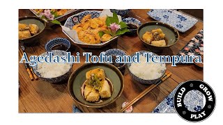 Agedashi Tofu and Tempura  Build Grow Play [upl. by Abner358]