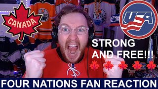 YOU WILL NEVER OWN CANADA  4 Nations Fan Reaction Canada vs USA  022025 [upl. by Skill684]