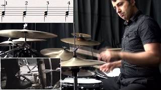 How to play Seven Nation Army  The White Stripes  Drum Lesson [upl. by Monjo]