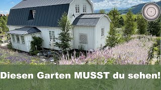 Der schönste Naturgarten  Gartenrundgang ein Garten für Biene Hummel Schmetterling [upl. by Einal]