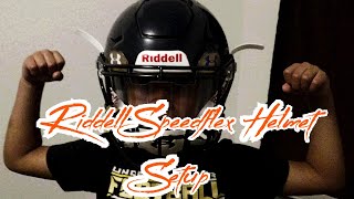 Riddell Speedflex Helmet Setup 2019 [upl. by Eissehc918]