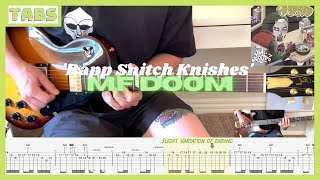 Rapp Snitch Knishes Coffin Nails  MF DOOM Guitar Cover wTABS Tutorial [upl. by Cote]